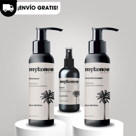Shampoo + Acondicionador + Serum Anticaída y Crecimiento Extremo